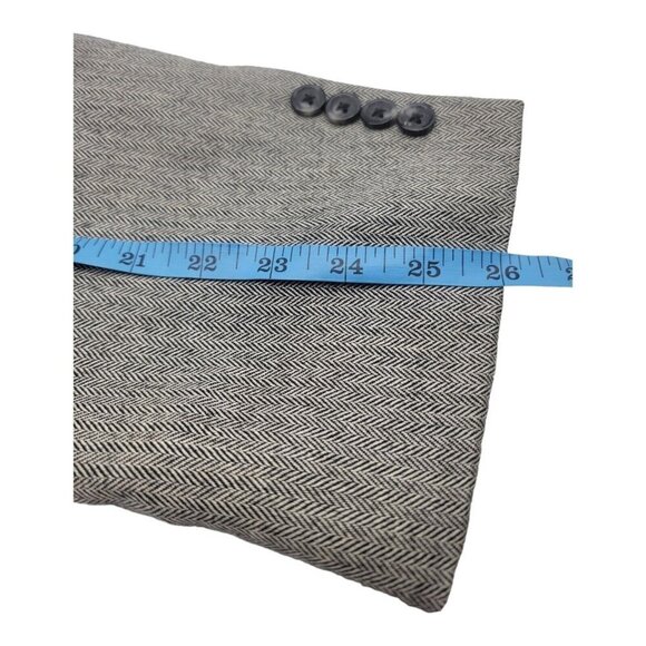 Jos A Bank Jacket Mens 50 L Signature Collection Gray Silk Camelhair Blazer - Picture 7 of 13